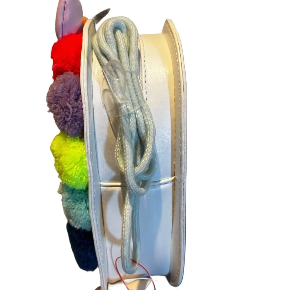 Cat & Jack Unicorn Bag with Rainbow Pom Poms